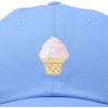 imageDALIX Soft Serve Ice Cream Hat Cotton Baseball CapLight Blue