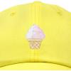 imageDALIX Soft Serve Ice Cream Hat Cotton Baseball CapMinion Yellow