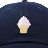 imageDALIX Soft Serve Ice Cream Hat Cotton Baseball CapNavy Blue