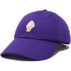 imageDALIX Soft Serve Ice Cream Hat Cotton Baseball CapPurple