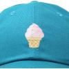 imageDALIX Soft Serve Ice Cream Hat Cotton Baseball CapTeal