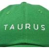 imageDALIX Taurus Dad Hat Embroidered Zodiac Astrology Cotton Baseball CapKelly Green