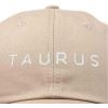 imageDALIX Taurus Dad Hat Embroidered Zodiac Astrology Cotton Baseball CapKhaki