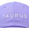 imageDALIX Taurus Dad Hat Embroidered Zodiac Astrology Cotton Baseball CapLavender
