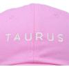 imageDALIX Taurus Dad Hat Embroidered Zodiac Astrology Cotton Baseball CapLight Pink