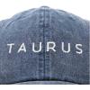 imageDALIX Taurus Dad Hat Embroidered Zodiac Astrology Cotton Baseball CapNavy Blue