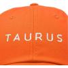 imageDALIX Taurus Dad Hat Embroidered Zodiac Astrology Cotton Baseball CapOrange