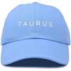 imageDALIX Taurus Dad Hat Embroidered Zodiac Astrology Cotton Baseball CapLight Blue