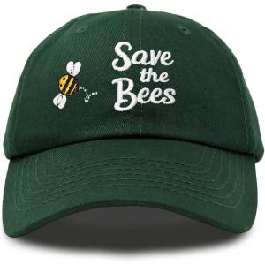 imageDALIX Save The Bees Baseball Cap Dad Hat Embroidered Women GirlsDark Green