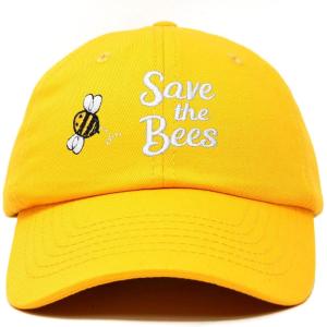 imageDALIX Save The Bees Baseball Cap Dad Hat Embroidered Women GirlsGold