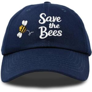 imageDALIX Save The Bees Baseball Cap Dad Hat Embroidered Women GirlsNavy Blue