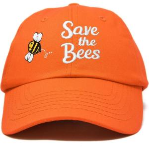 imageDALIX Save The Bees Baseball Cap Dad Hat Embroidered Women GirlsOrange