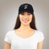 imageDALIX Initial Hat Letter G Womens Baseball Cap Monogram Cursive EmbroiderBlack