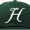 imageDALIX Initial Hat Letter H Womens Baseball Cap Monogram Cursive EmbroiderDark Green