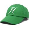 imageDALIX Initial Hat Letter H Womens Baseball Cap Monogram Cursive EmbroiderKelly Green