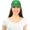 imageDALIX Initial Hat Letter H Womens Baseball Cap Monogram Cursive EmbroiderKelly Green