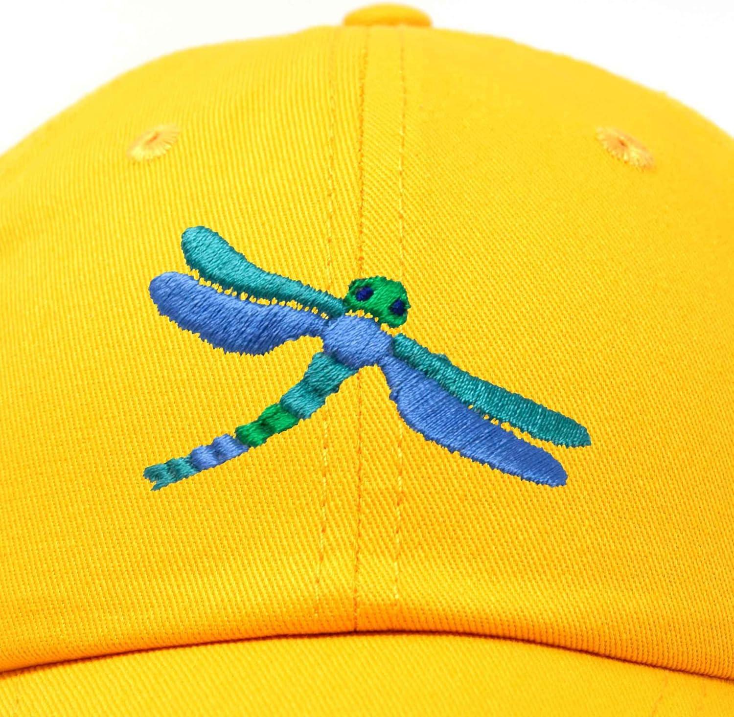 imageDALIX Dragonfly Womens Baseball Cap Fashion HatGold