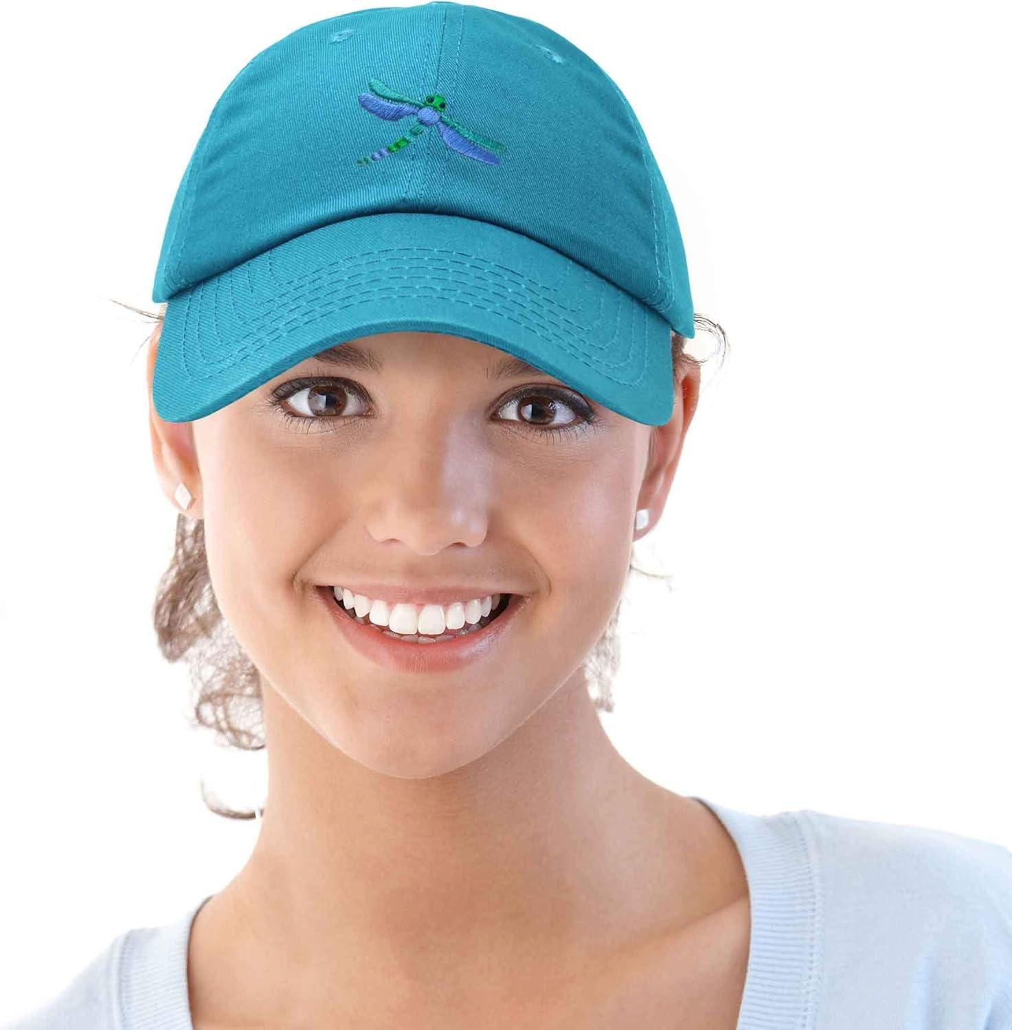 imageDALIX Dragonfly Womens Baseball Cap Fashion HatTeal