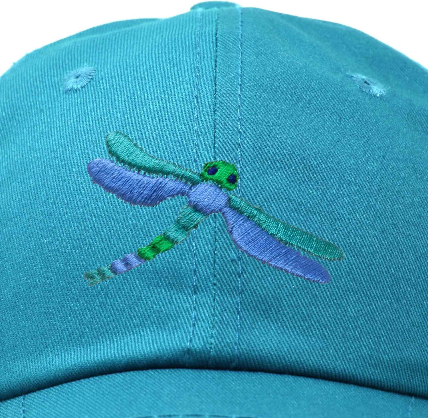 imageDALIX Dragonfly Womens Baseball Cap Fashion HatTeal