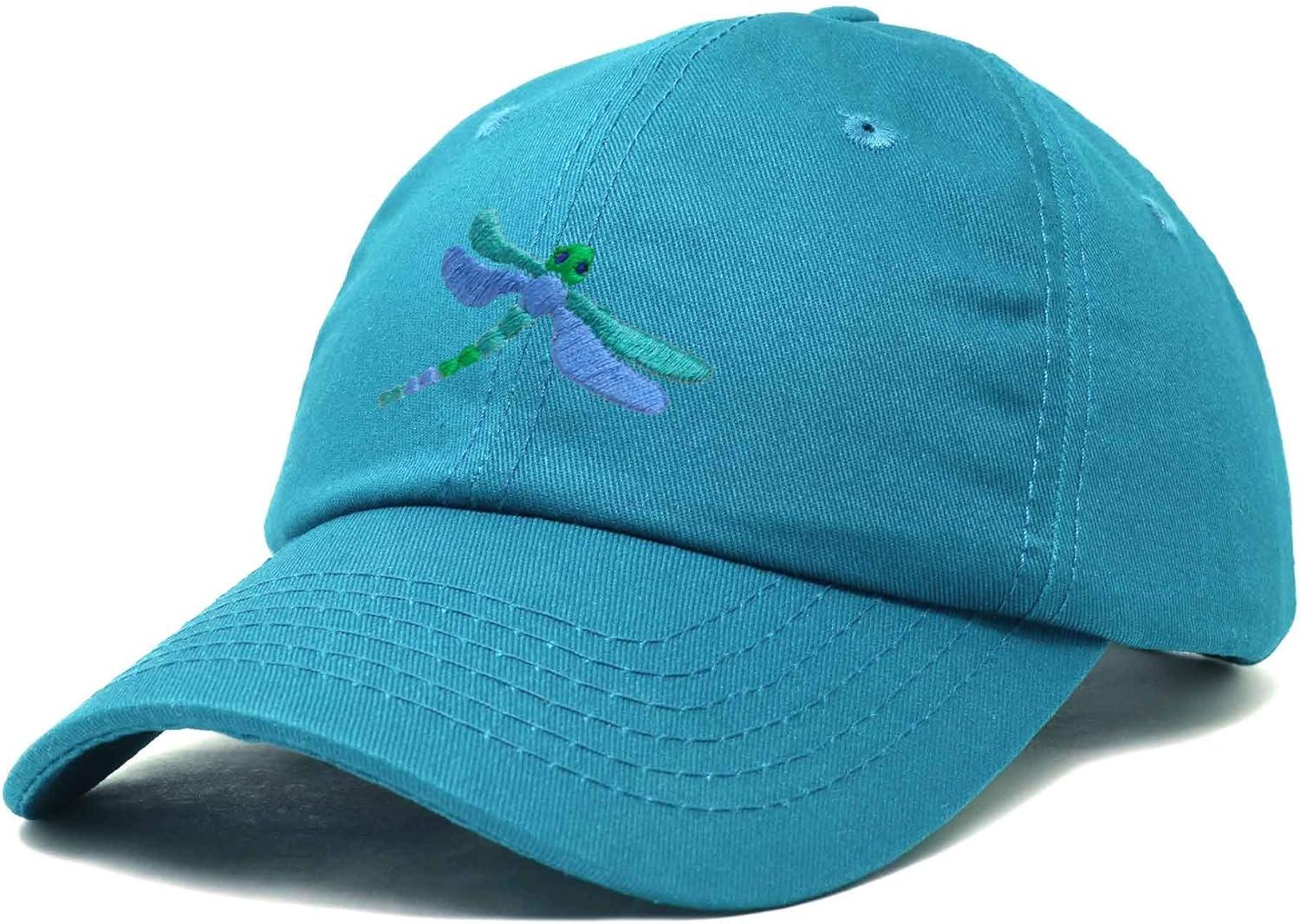 imageDALIX Dragonfly Womens Baseball Cap Fashion HatTeal