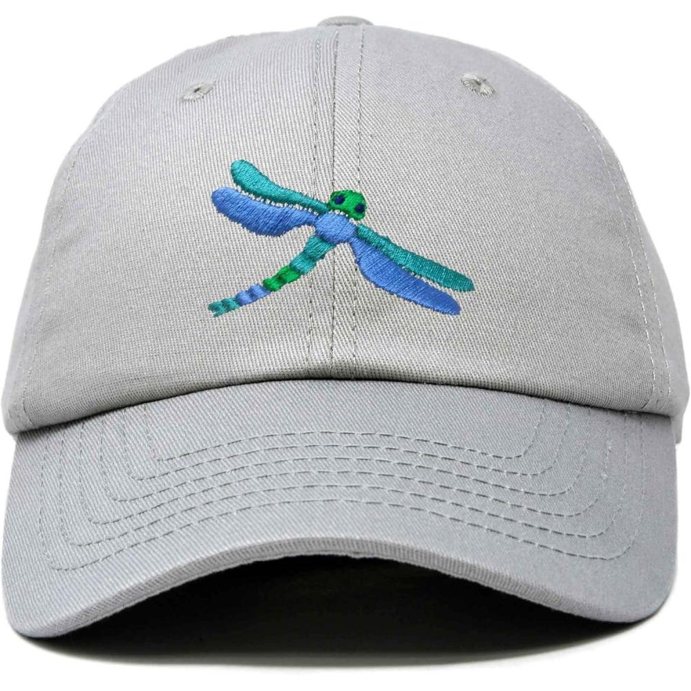 imageDALIX Dragonfly Womens Baseball Cap Fashion HatGray