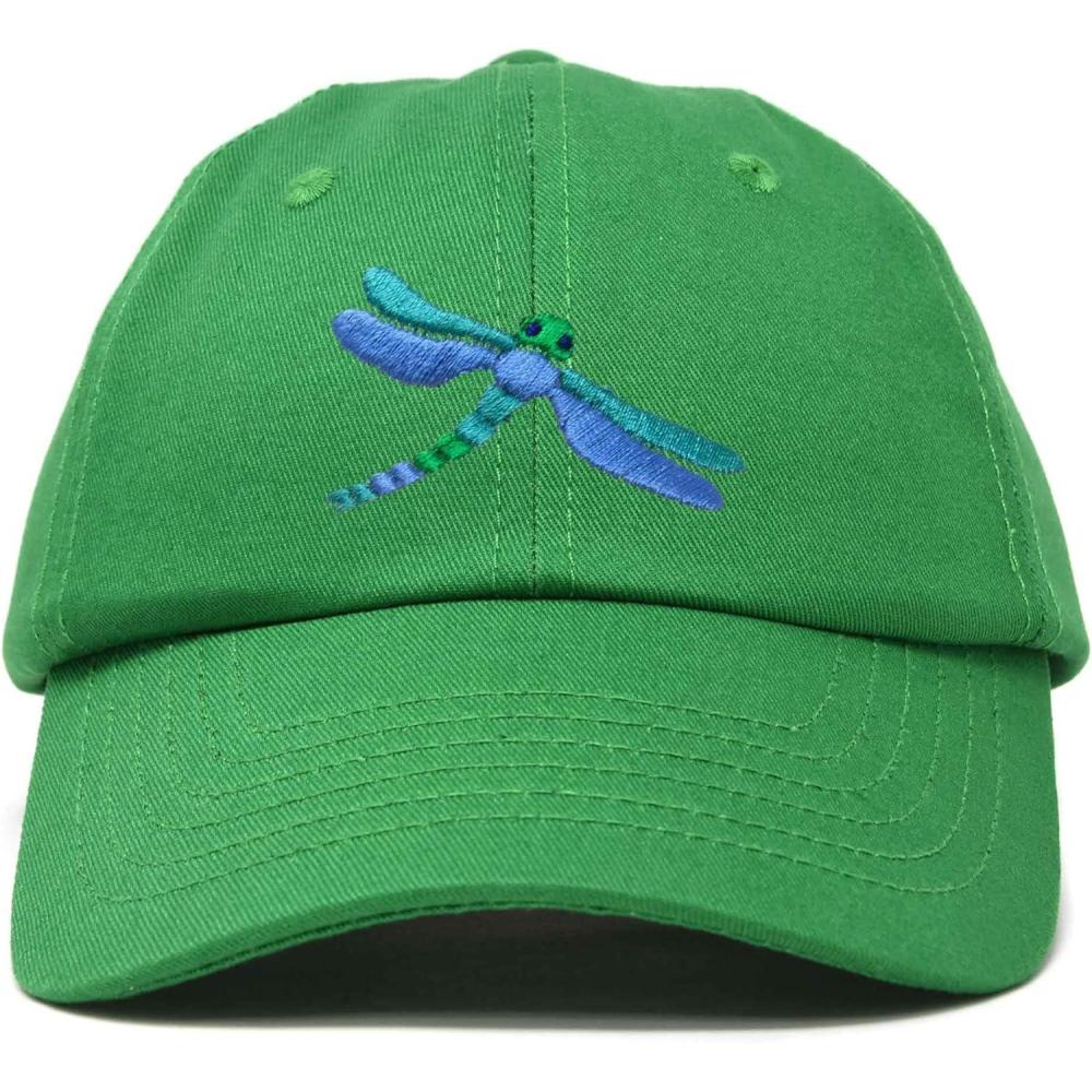 imageDALIX Dragonfly Womens Baseball Cap Fashion HatKelly Green