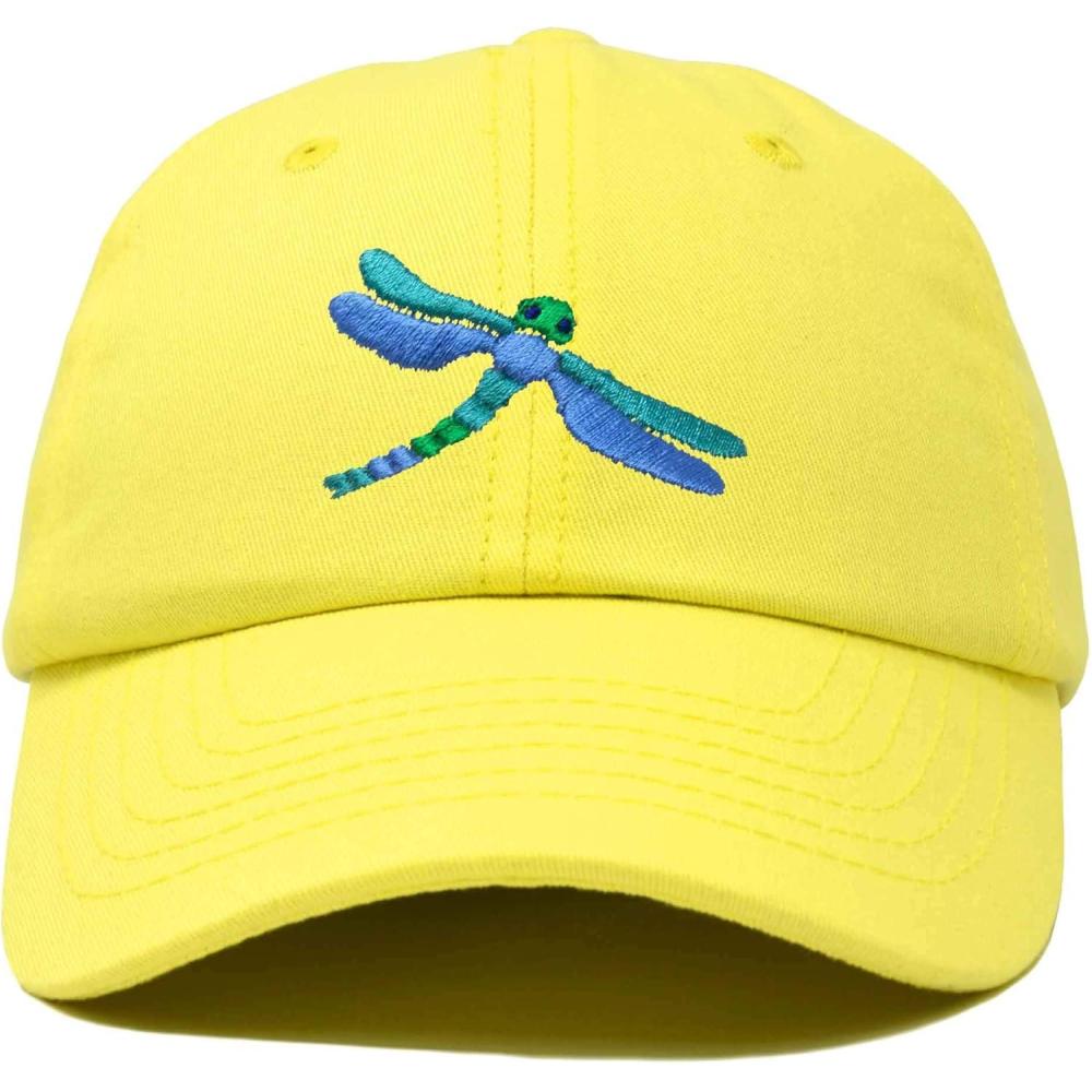 imageDALIX Dragonfly Womens Baseball Cap Fashion HatMinion Yellow