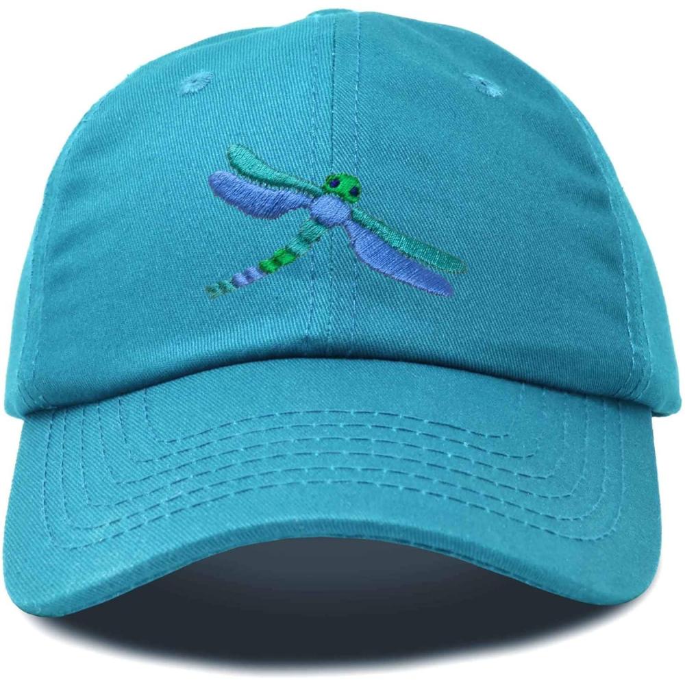 imageDALIX Dragonfly Womens Baseball Cap Fashion HatTeal