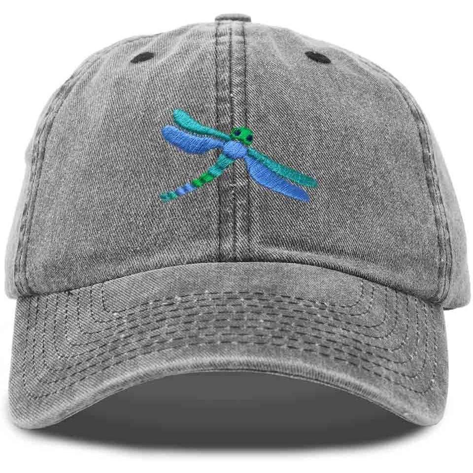 imageDALIX Dragonfly Womens Baseball Cap Fashion HatWashed Black