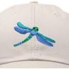 imageDALIX Dragonfly Womens Baseball Cap Fashion HatBeige