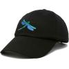 imageDALIX Dragonfly Womens Baseball Cap Fashion HatBlack