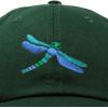 imageDALIX Dragonfly Womens Baseball Cap Fashion HatDark Green