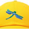 imageDALIX Dragonfly Womens Baseball Cap Fashion HatGold