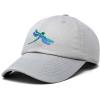 imageDALIX Dragonfly Womens Baseball Cap Fashion HatGray