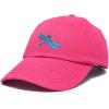 imageDALIX Dragonfly Womens Baseball Cap Fashion HatHot Pink