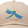 imageDALIX Dragonfly Womens Baseball Cap Fashion HatKhaki
