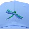 imageDALIX Dragonfly Womens Baseball Cap Fashion HatLight Blue