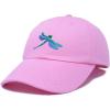 imageDALIX Dragonfly Womens Baseball Cap Fashion HatLight Pink