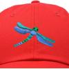 imageDALIX Dragonfly Womens Baseball Cap Fashion HatRed