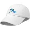imageDALIX Dragonfly Womens Baseball Cap Fashion HatWhite