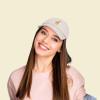 imageDALIX Giraffe Embroidered Dad Hat Cotton Baseball Cap WomenBeige