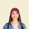 imageDALIX Giraffe Embroidered Dad Hat Cotton Baseball Cap WomenMaroon