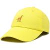 imageDALIX Giraffe Embroidered Dad Hat Cotton Baseball Cap WomenMinion Yellow