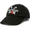 imageDALIX Lacrosse Mom Hat Womens Baseball Caps Unstructured Dad HatsBlack