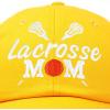 imageDALIX Lacrosse Mom Hat Womens Baseball Caps Unstructured Dad HatsGold