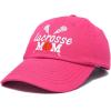 imageDALIX Lacrosse Mom Hat Womens Baseball Caps Unstructured Dad HatsHot Pink