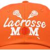 imageDALIX Lacrosse Mom Hat Womens Baseball Caps Unstructured Dad HatsOrange
