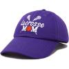 imageDALIX Lacrosse Mom Hat Womens Baseball Caps Unstructured Dad HatsPurple