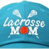 imageDALIX Lacrosse Mom Hat Womens Baseball Caps Unstructured Dad HatsTeal