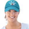 imageDALIX Lacrosse Mom Hat Womens Baseball Caps Unstructured Dad HatsTeal